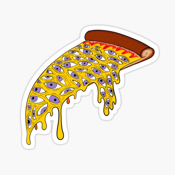 Item preview, Eyeball Pizza designed and sold by ZoeticPrints.