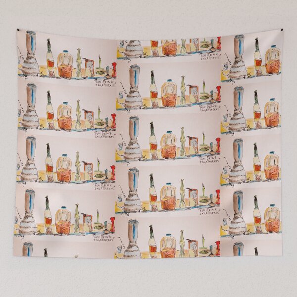 Item preview, Rum Drinks! Watercolor Hand-Drawing by Zweng Art designed and sold by Zweng at Home.