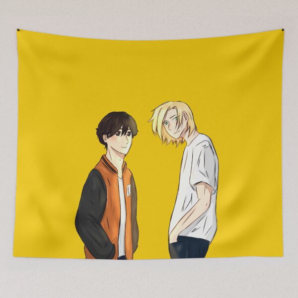 Item preview, Ash Lynx and Eiji Okumura Smiling designed and sold by Sophprano.