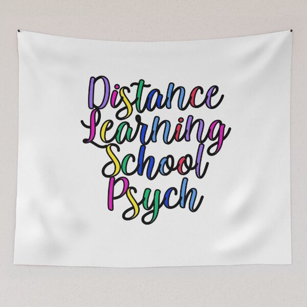 Item preview, Distance Learning School Psych designed and sold by EvyStickersx.