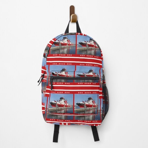 343 ~ FDNY’s New Fireboat on Route to New York Backpack