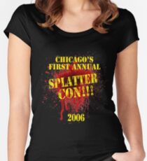 Splatter Con!!! Women's Fitted Scoop T-Shirt