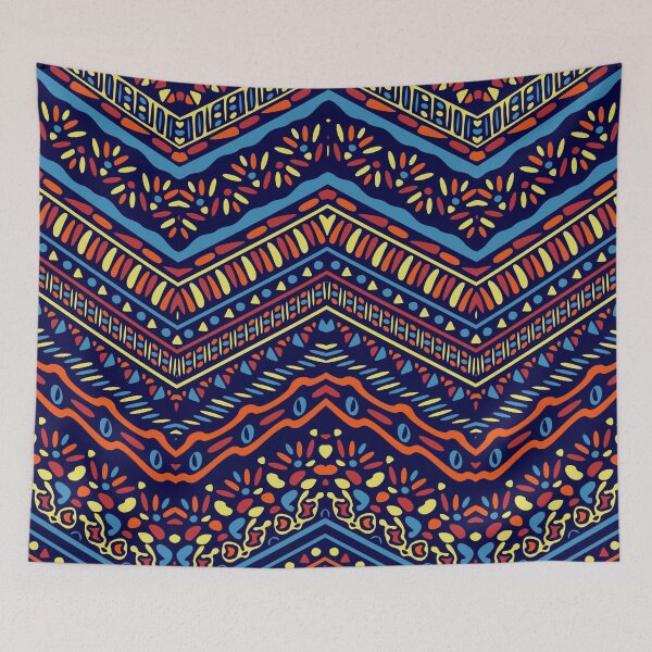Item preview, Mayan Aztec Indian Tribal Ethnic Pattern designed and sold by Vector Scout Lab.