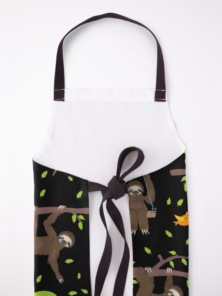 Alternate view of Sloth Do It Later Apron