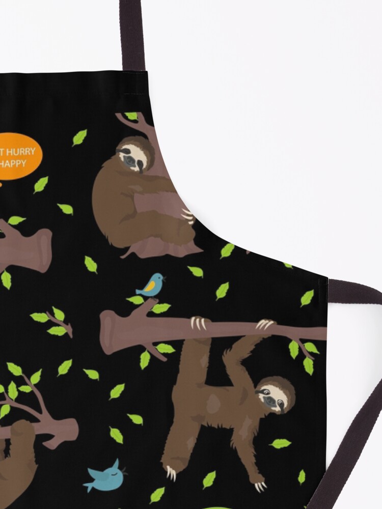Alternate view of Sloth Do It Later Apron