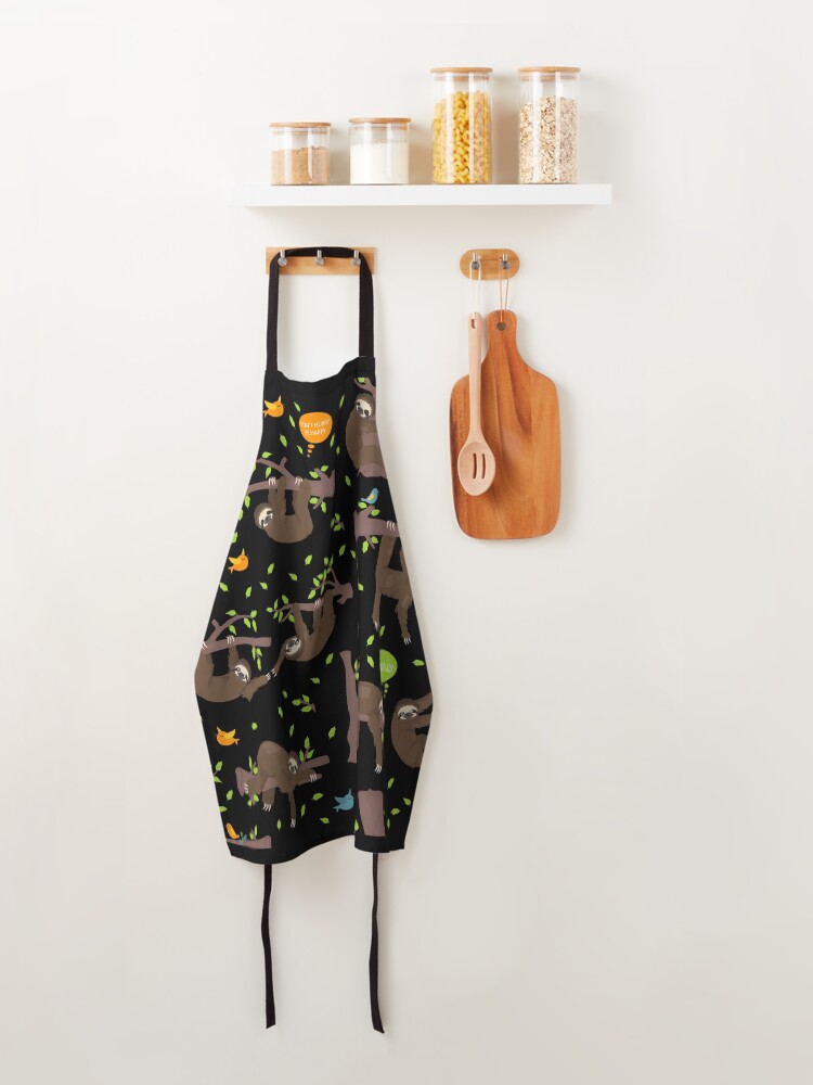 Alternate view of Sloth Do It Later Apron