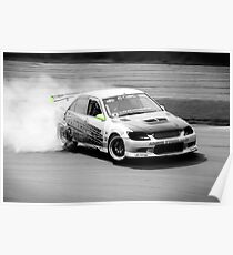 Burning Rubber Poster