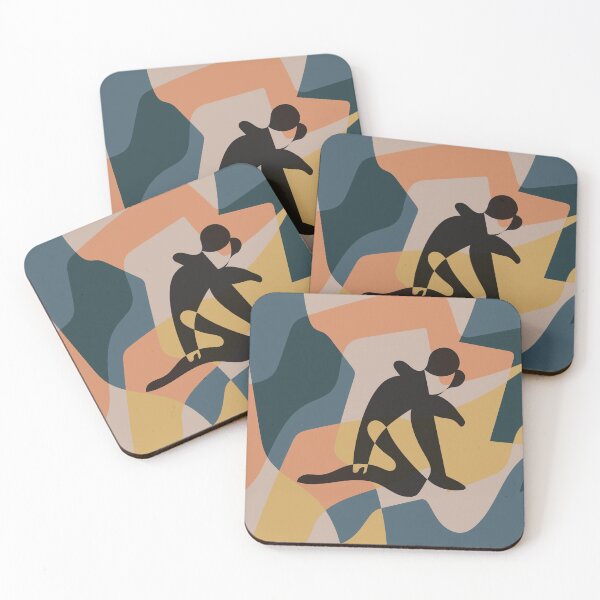 Item preview, Abstract Woman Minimal Figure designed and sold by technicolorable_art.