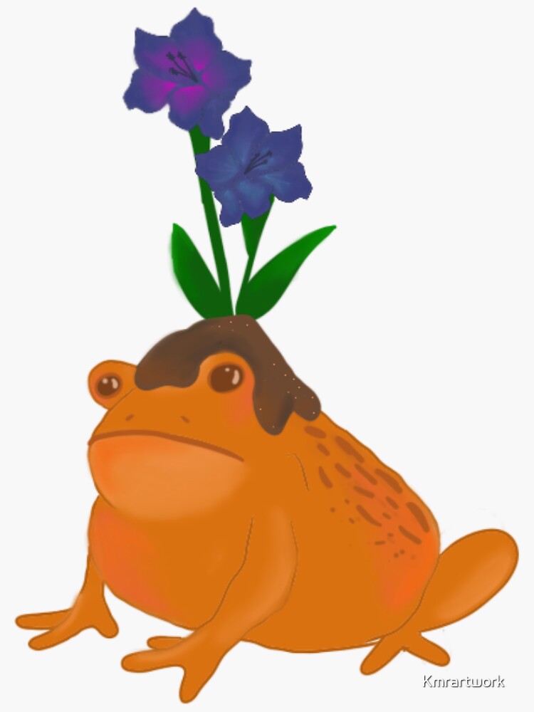 Naughty garden toad by Kmrartwork
