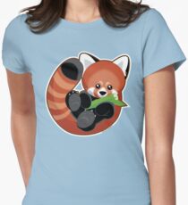 Cute Red Panda Women's Fitted T-Shirt