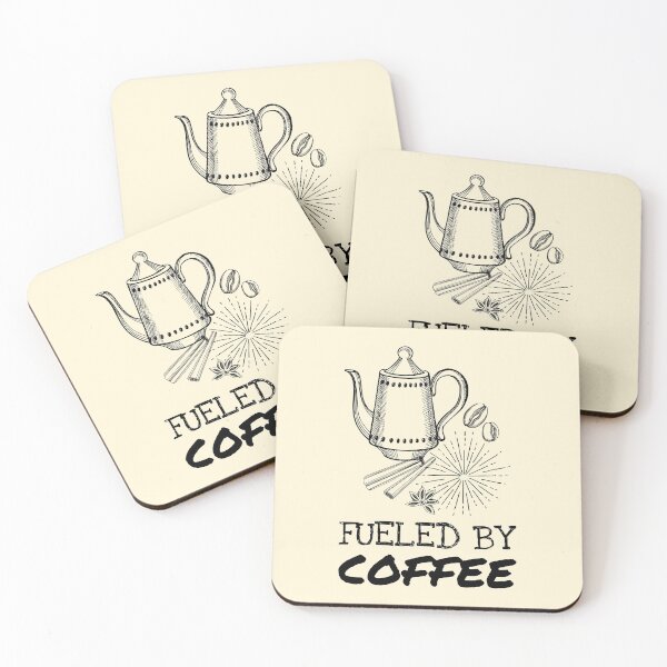 Item preview, Fancy Brew Fueled By Coffee Saying designed and sold by Telle Garcia.