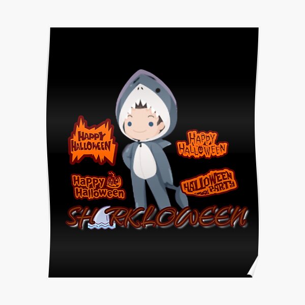 Download Baby Shark Halloween Wall Art Redbubble