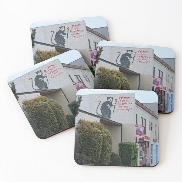 Item preview, Banksy Rat, I'm Out Of Bed And Dressed - What More Do You Want? designed and sold by ManwithaCamera.