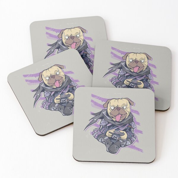 Item preview, Puppy Dog Pug Video Gamer designed and sold by Cute and Funny Animal Art Designs.