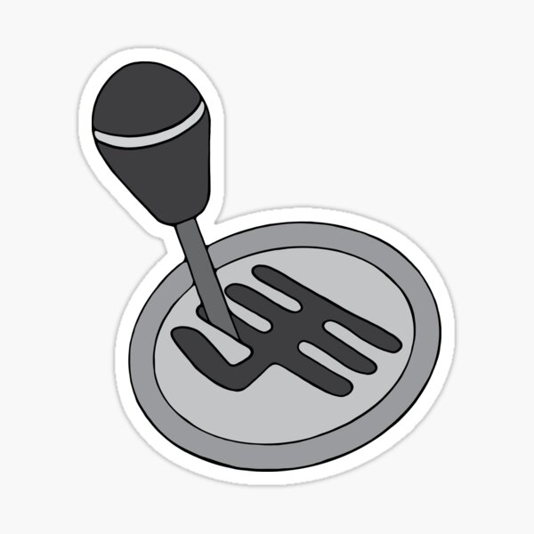 "Manual Transmission Stick Shift Gearbox" Sticker for Sale by