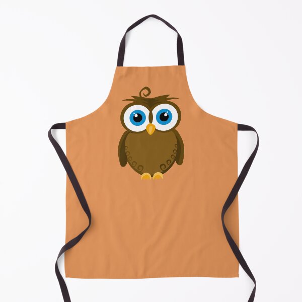 Item preview, Búho marrón de ojos anchos designed and sold by Cute and Funny Animal Art Designs.