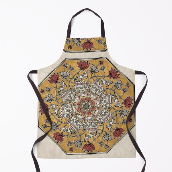 Item preview, The sacred bloom...Madhubani painting designed and sold by Prita-D.