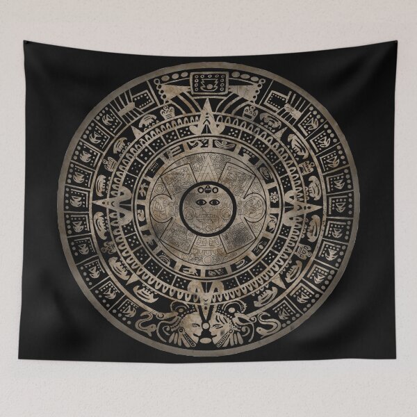 Item preview, Aztec Calendar Stone mandala designed and sold by PureSymbols.