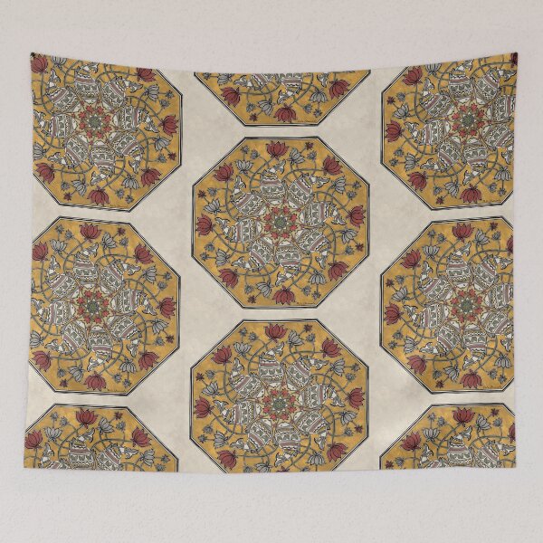Item preview, The sacred bloom...Madhubani painting designed and sold by Prita-D.