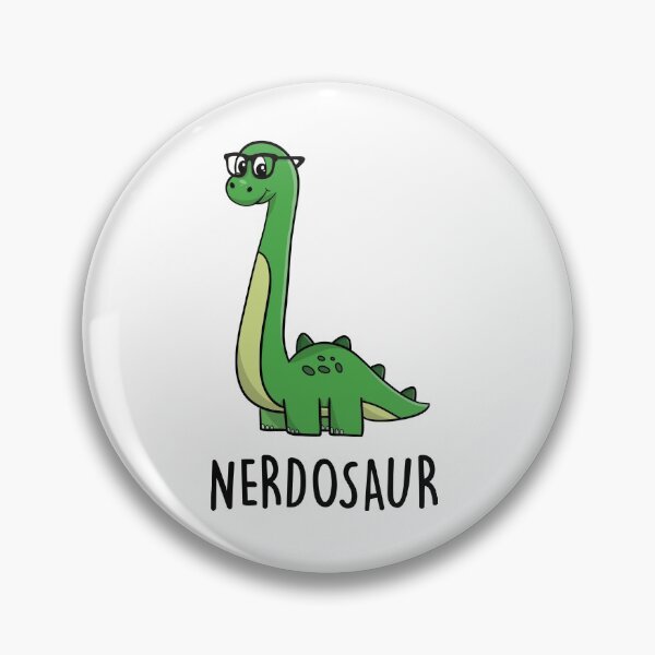 Artikelvorschau, Nerdosaur - Cute Nerd Cartoon Dinosaur Lover entworfen und verkauft von LEFDDesigns.