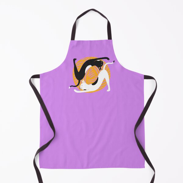 Item preview, Cats Stretching Yoga Pose designed and sold by Cute and Funny Animal Art Designs.