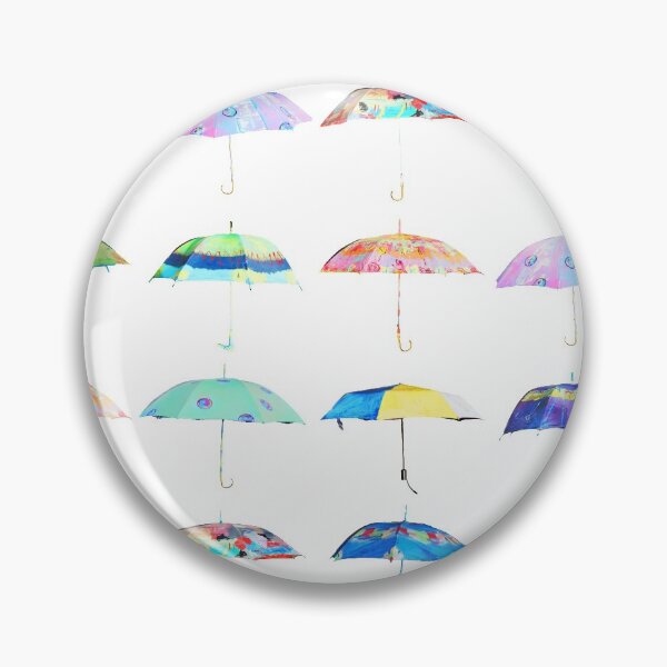 Item preview, Bright Hand-Painted Umbrellas by Zweng Art (White Background) designed and sold by Zweng at Home.