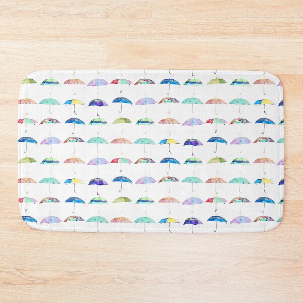 Item preview, Bright Hand-Painted Umbrellas by Zweng Art (White Background) designed and sold by Zweng at Home.