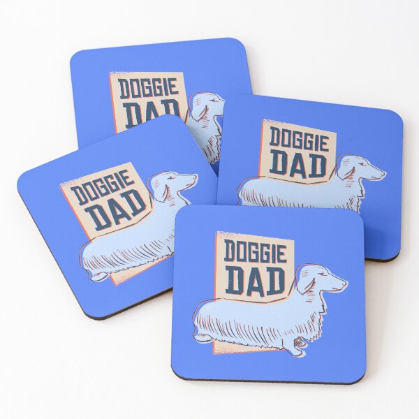 Item preview, Dachshund Doggie Dad designed and sold by Cute and Funny Animal Art Designs.