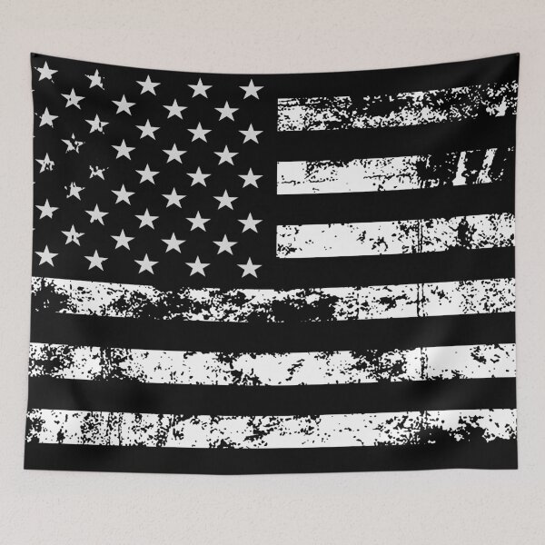 Item preview, United States of America Black Flag designed and sold by multiplicitymap.