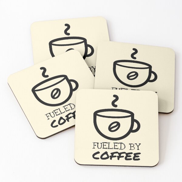 Item preview, Simple Cup Fueled By Coffee Saying designed and sold by Telle Garcia.