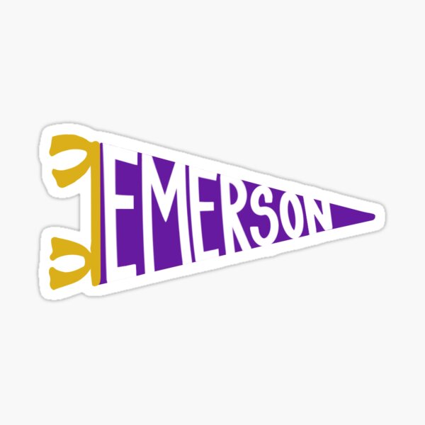 Item preview, Emerson College Pennant designed and sold by piamarker.