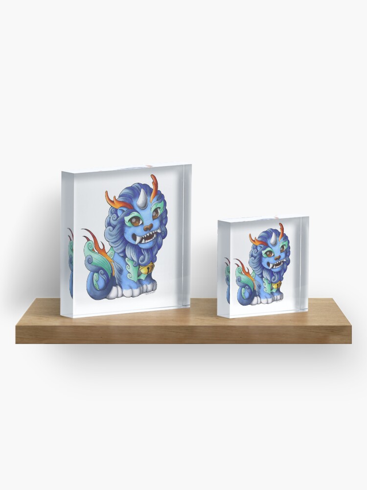 Alternate view of Cute Haetae Korean Mythological Creature Art Acrylic Block