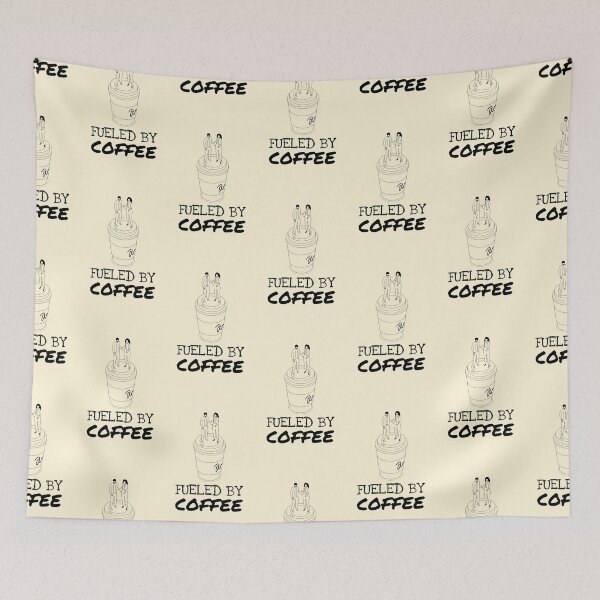 Item preview, Work Fueled By Coffee Saying designed and sold by Telle Garcia.