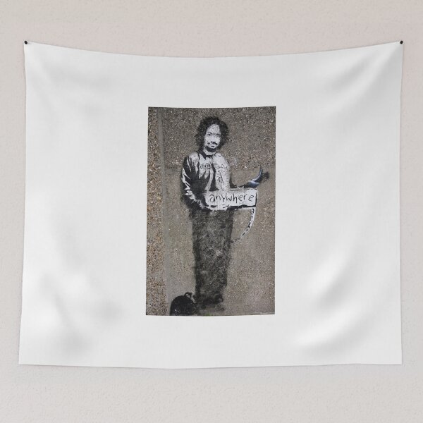 Item preview, Banksy Anywhere Hitchiker designed and sold by ManwithaCamera.