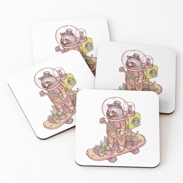Item preview, Raccoon space suits  designed and sold by makapa.