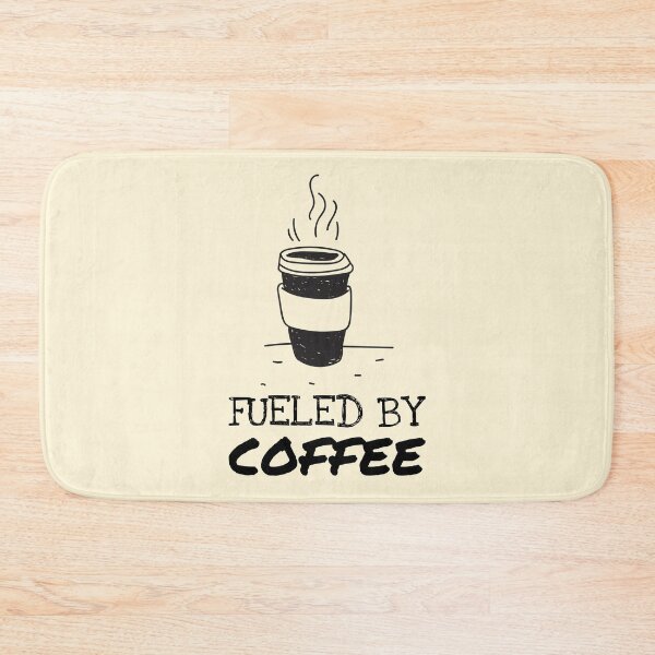 Item preview, Warm Cup Doodle Fueled By Coffee Saying designed and sold by Telle Garcia.