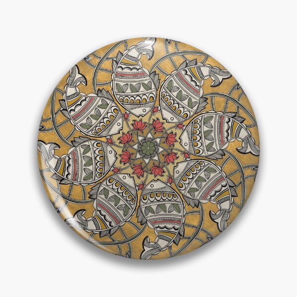 Item preview, The sacred bloom...Madhubani painting designed and sold by Prita-D.