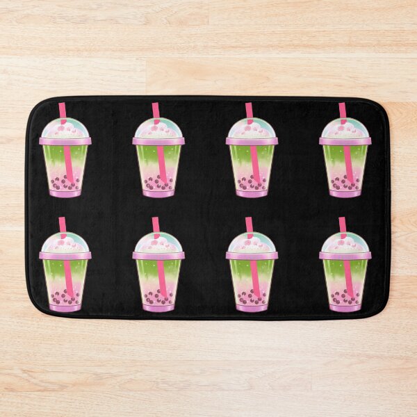 Item preview, Sakura Matcha Boba Tea Latte designed and sold by rubydian.