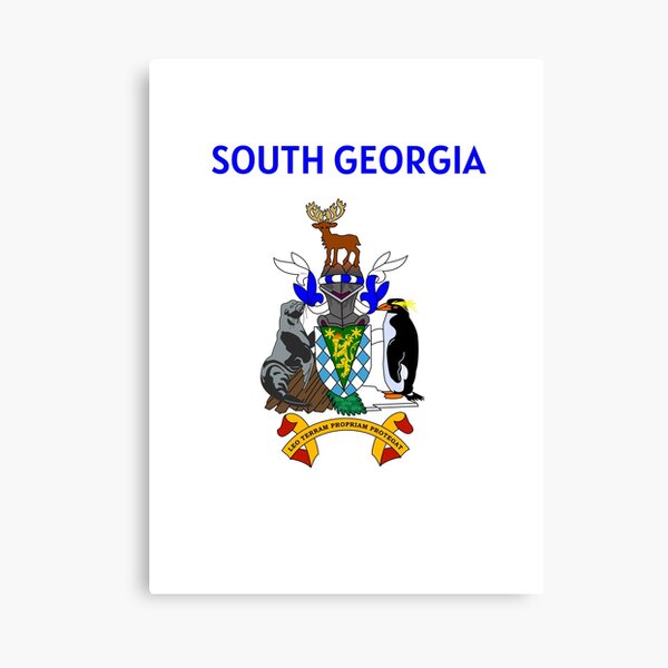 South Georgia and the South Sandwich Islands Canvas Print