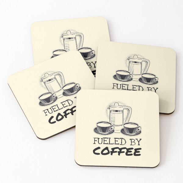 Item preview, Pot and Cup Fueled By Coffee Saying designed and sold by Telle Garcia.