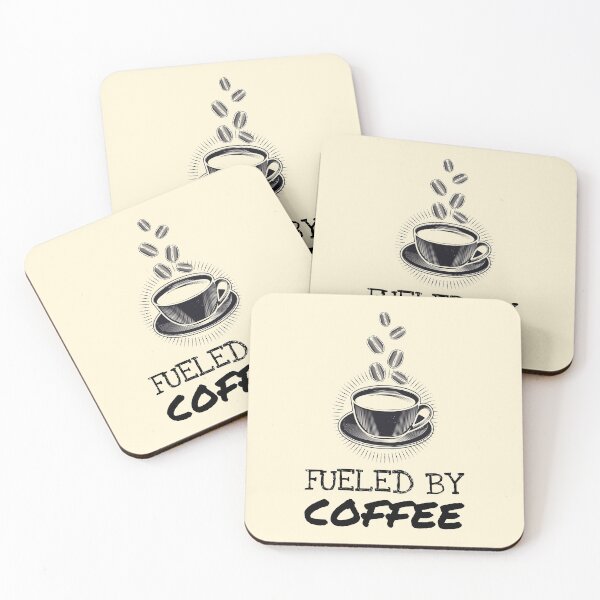 Item preview, Falling Beans Fueled By Coffee Saying designed and sold by Telle Garcia.