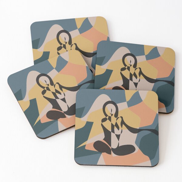 Item preview, Woman Abstract Figure Shape designed and sold by technicolorable_art.