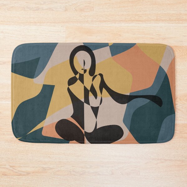 Item preview, Woman Abstract Figure Shape designed and sold by technicolorable_art.