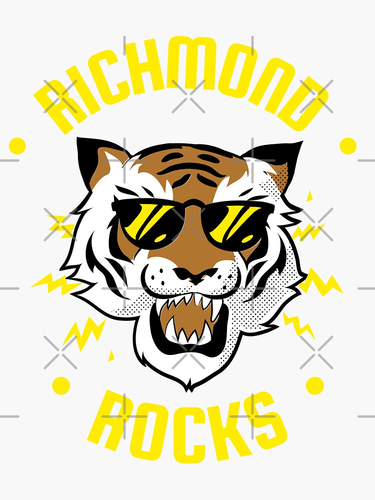 Thumbnail 3 of 3, Sticker, Richmond Football Club | Richmond Rocks | AFL designed and sold by GoodClothing.