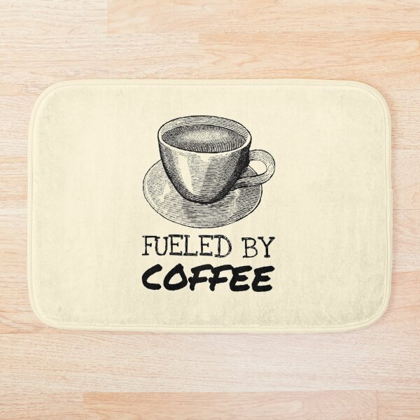 Item preview, Dibujos negros alimentados por café que dicen designed and sold by Telle Garcia.
