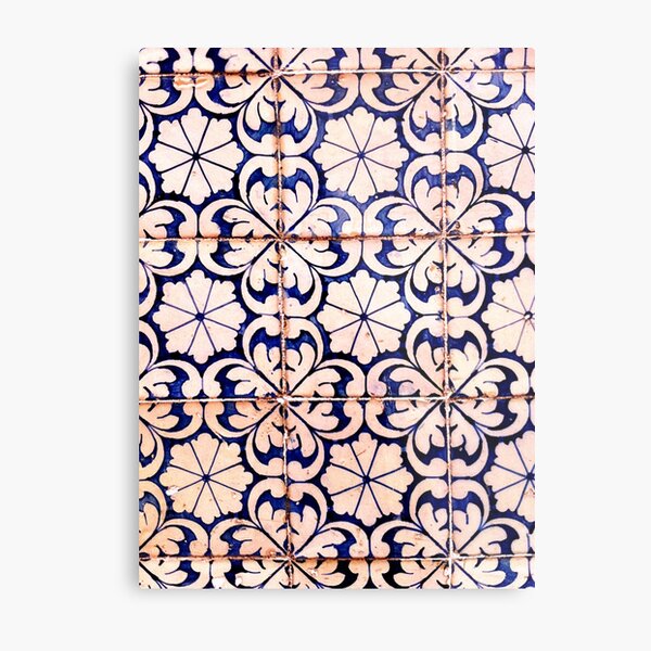 Portugal Tile Number Five Metal Print