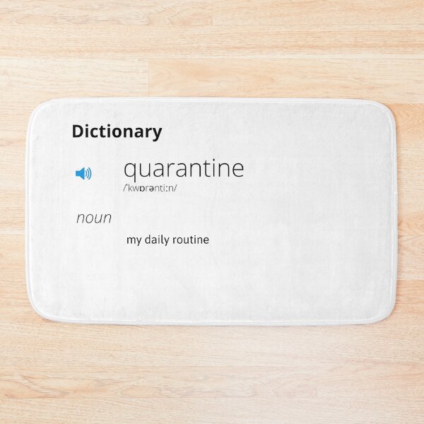 Item preview, Quarantine's true definition designed and sold by particulART.