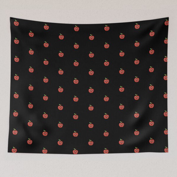 Item preview, Happy Cute Apple Cartoon designed and sold by LEFDDesigns.