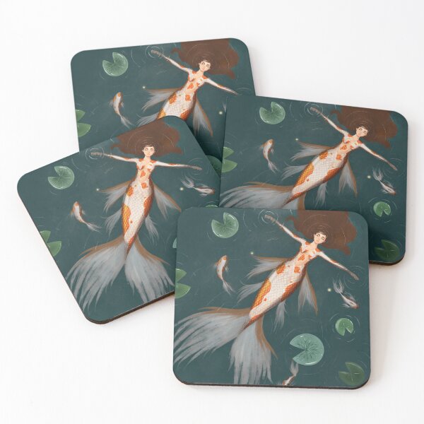 Item preview, GinRin Kohaku -Koi Mermaid designed and sold by prismwizard.
