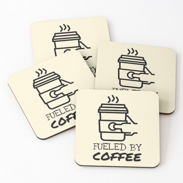 Item preview, Fueled By Coffee Saying To Go Hand Held designed and sold by Telle Garcia.